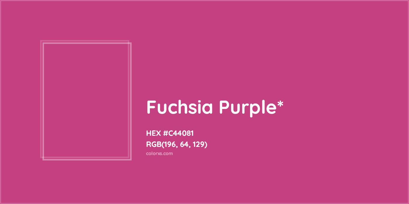HEX #C44081 Color Name, Color Code, Palettes, Similar Paints, Images