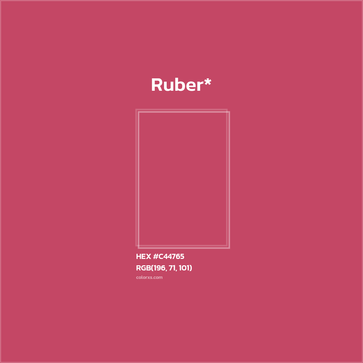 HEX #C44765 Color Name, Color Code, Palettes, Similar Paints, Images
