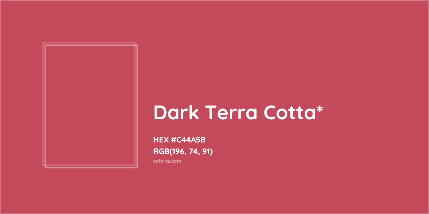 HEX #C44A5B Color Name, Color Code, Palettes, Similar Paints, Images