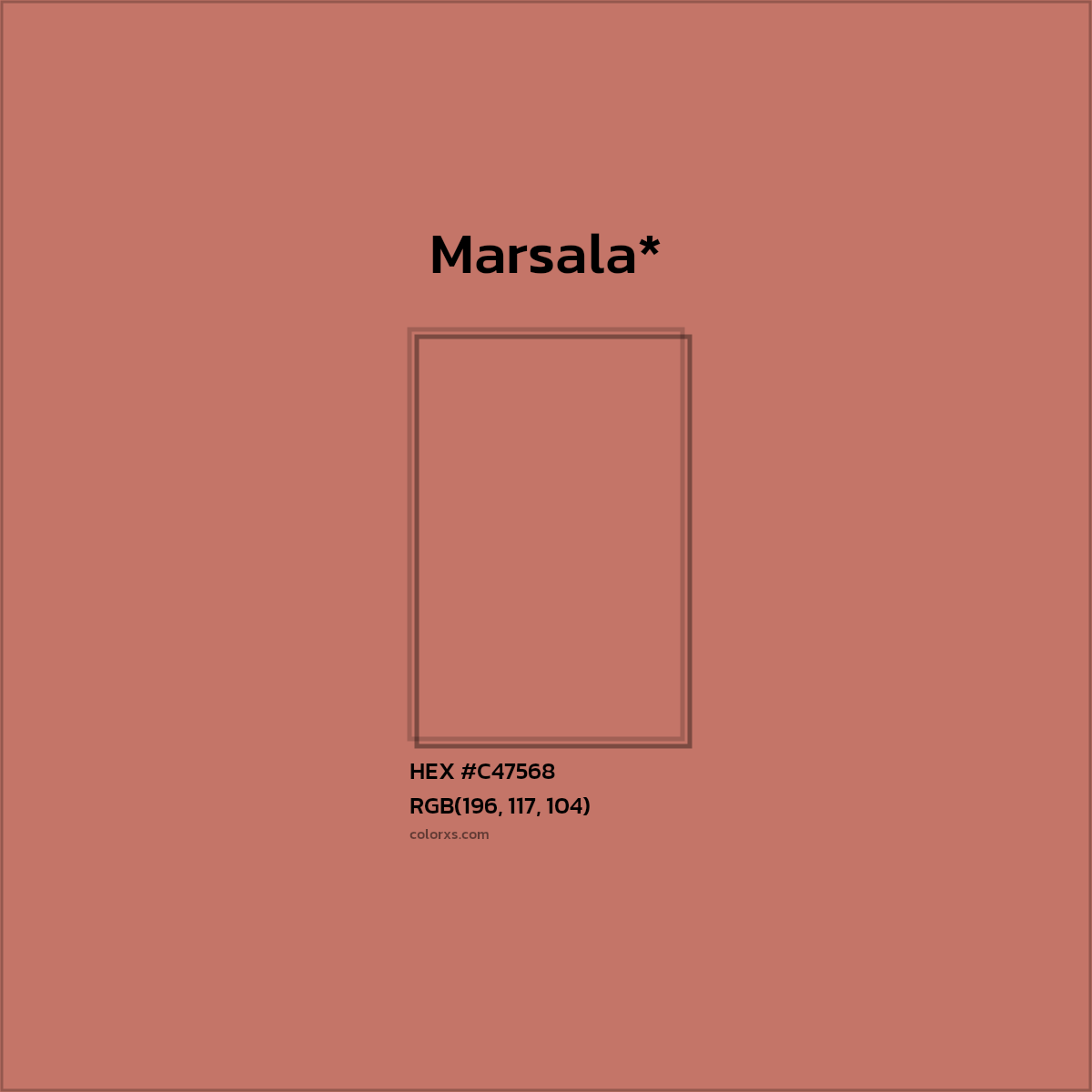 HEX #C47568 Color Name, Color Code, Palettes, Similar Paints, Images