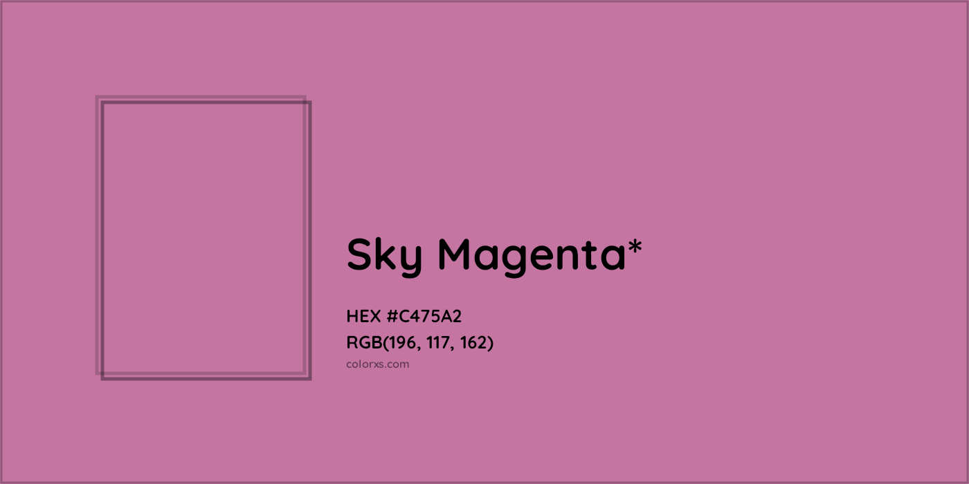 HEX #C475A2 Color Name, Color Code, Palettes, Similar Paints, Images