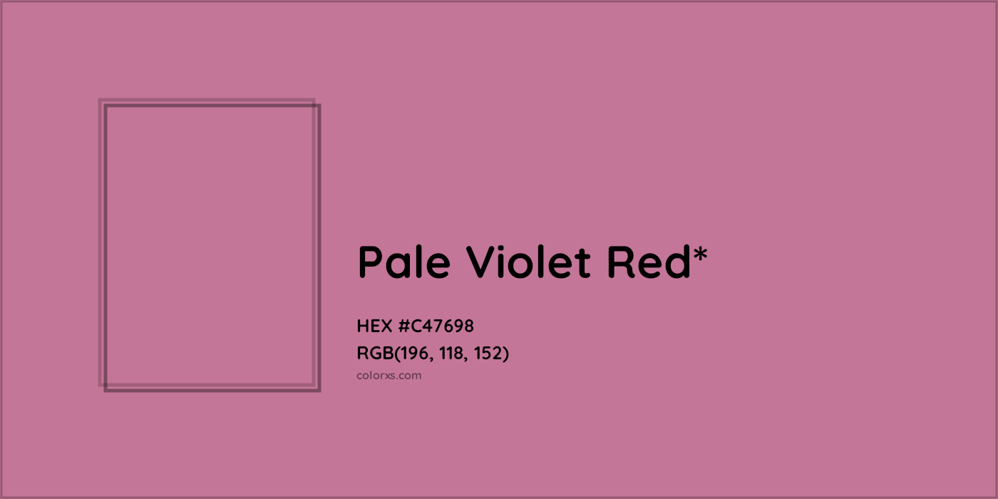 HEX #C47698 Color Name, Color Code, Palettes, Similar Paints, Images