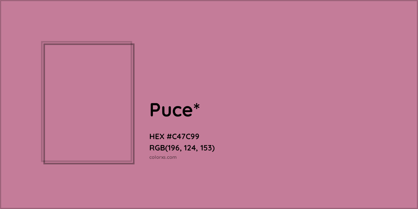 HEX #C47C99 Color Name, Color Code, Palettes, Similar Paints, Images
