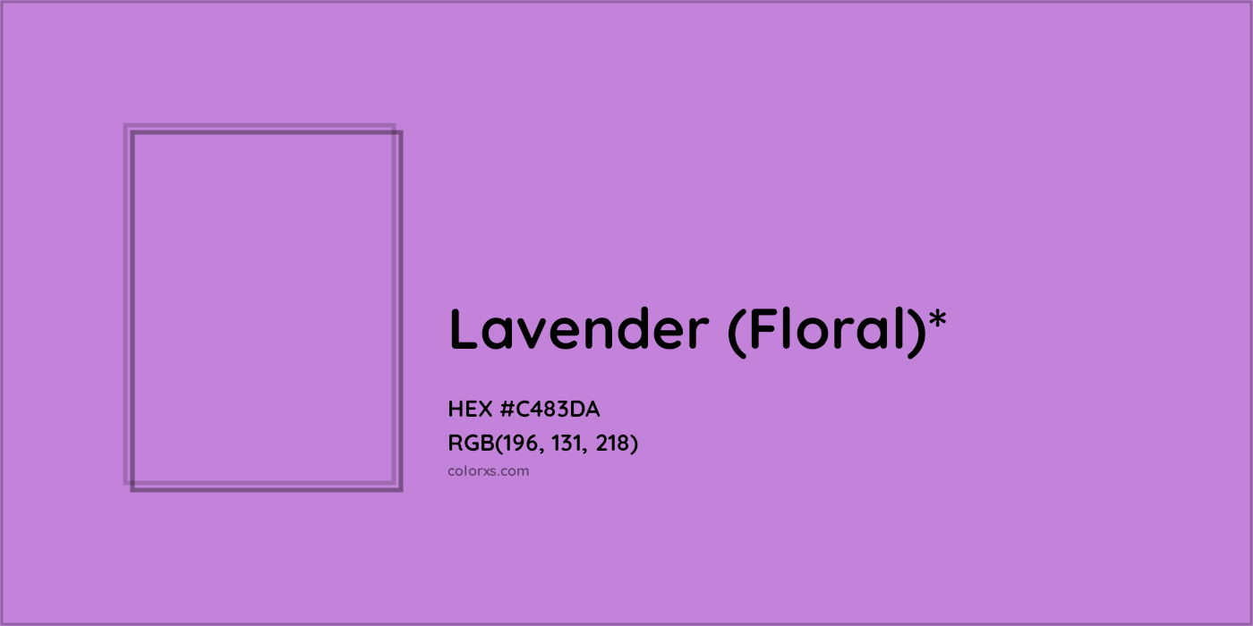 HEX #C483DA Color Name, Color Code, Palettes, Similar Paints, Images