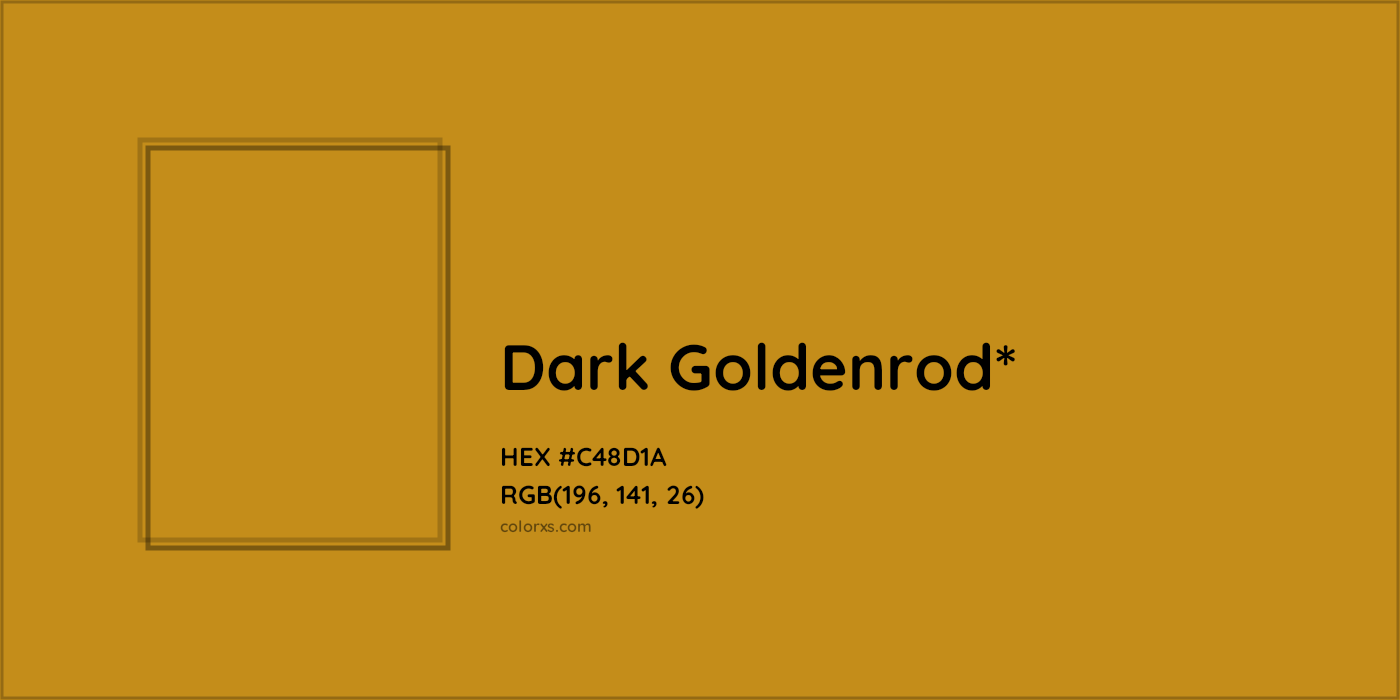 HEX #C48D1A Color Name, Color Code, Palettes, Similar Paints, Images