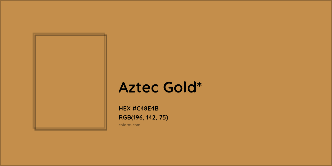 HEX #C48E4B Color Name, Color Code, Palettes, Similar Paints, Images