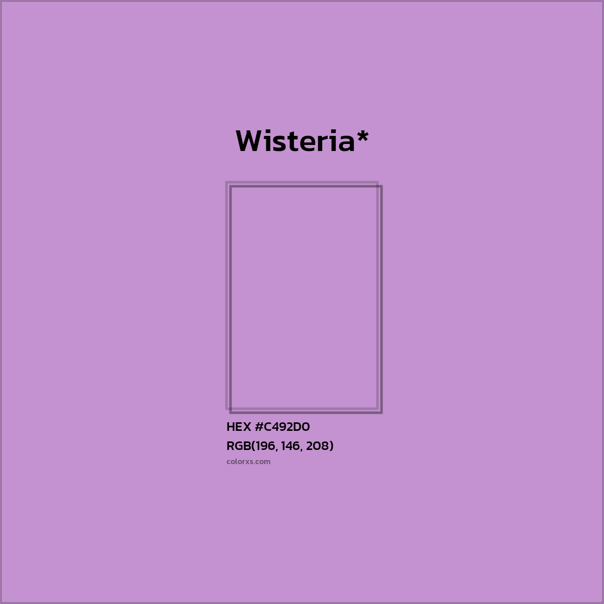 HEX #C492D0 Color Name, Color Code, Palettes, Similar Paints, Images