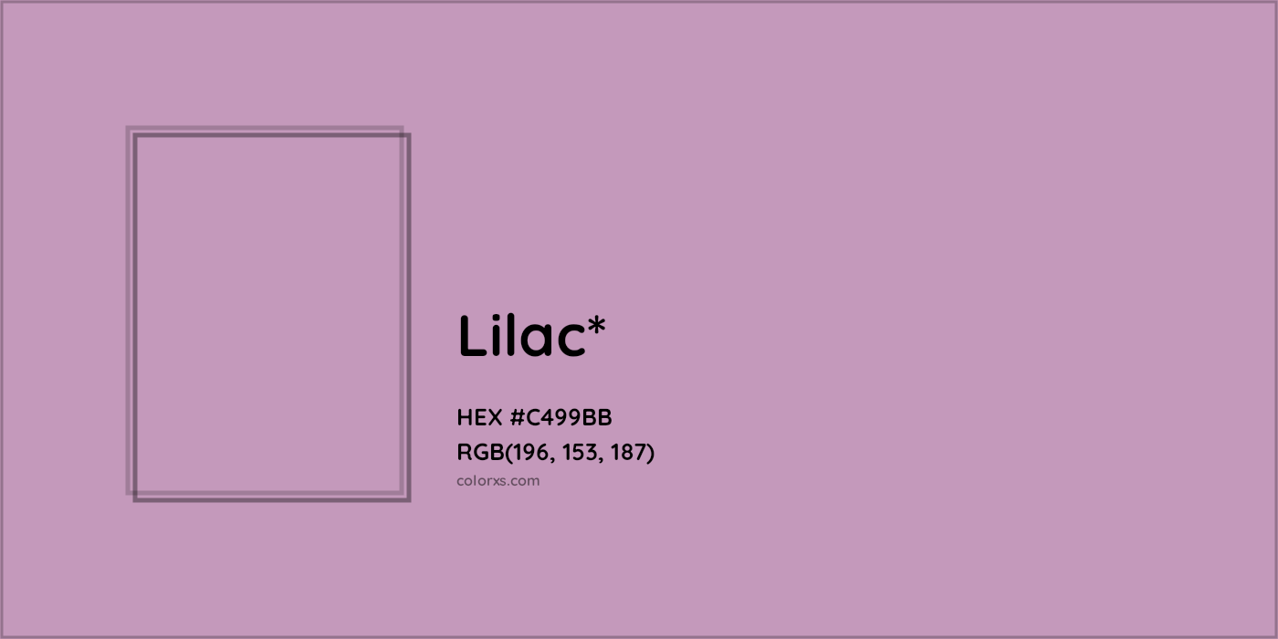 HEX #C499BB Color Name, Color Code, Palettes, Similar Paints, Images
