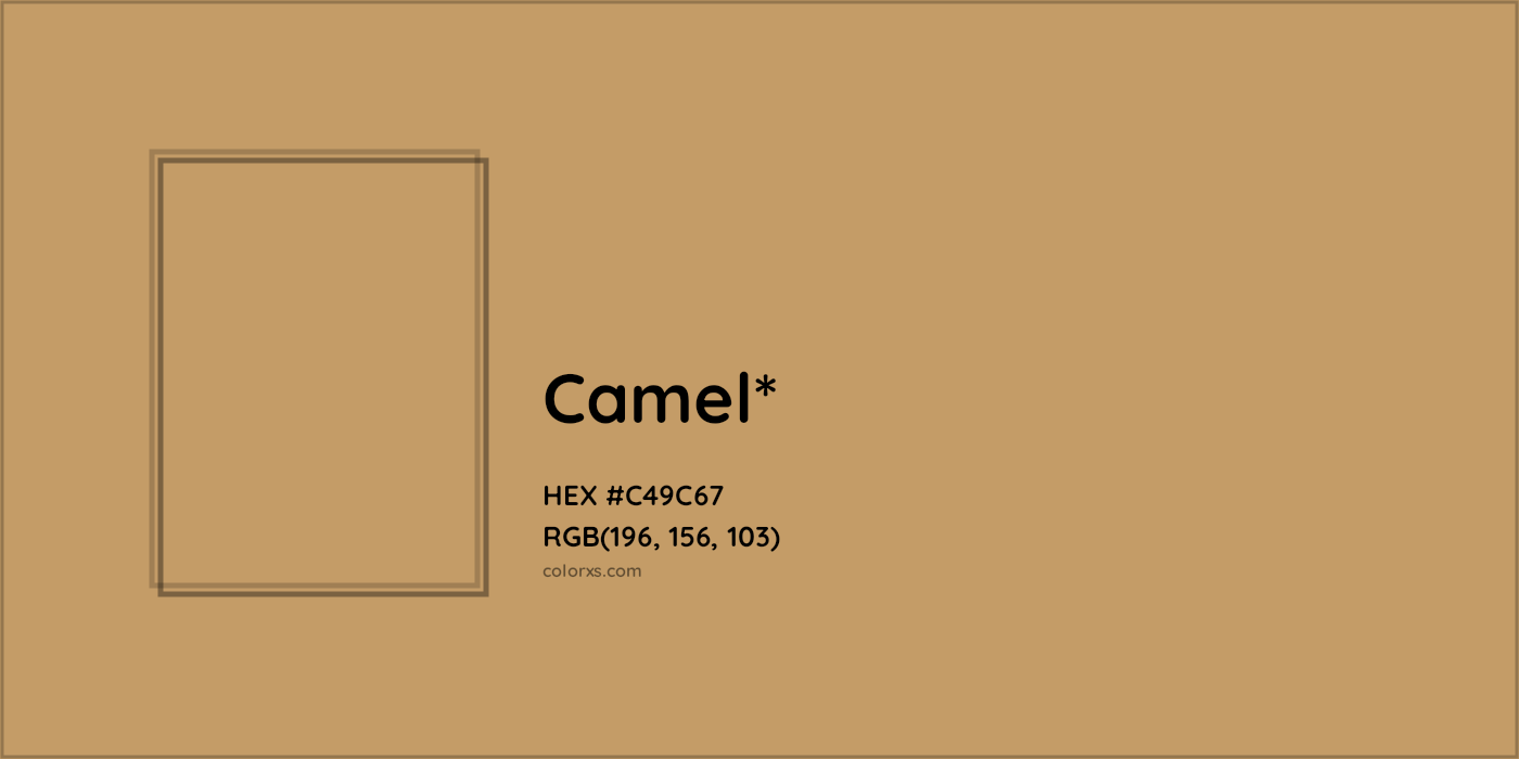 HEX #C49C67 Color Name, Color Code, Palettes, Similar Paints, Images