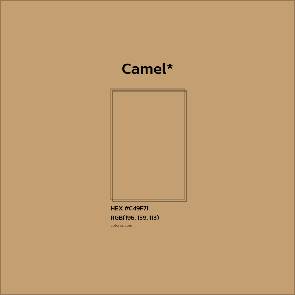 HEX #C49F71 Color Name, Color Code, Palettes, Similar Paints, Images