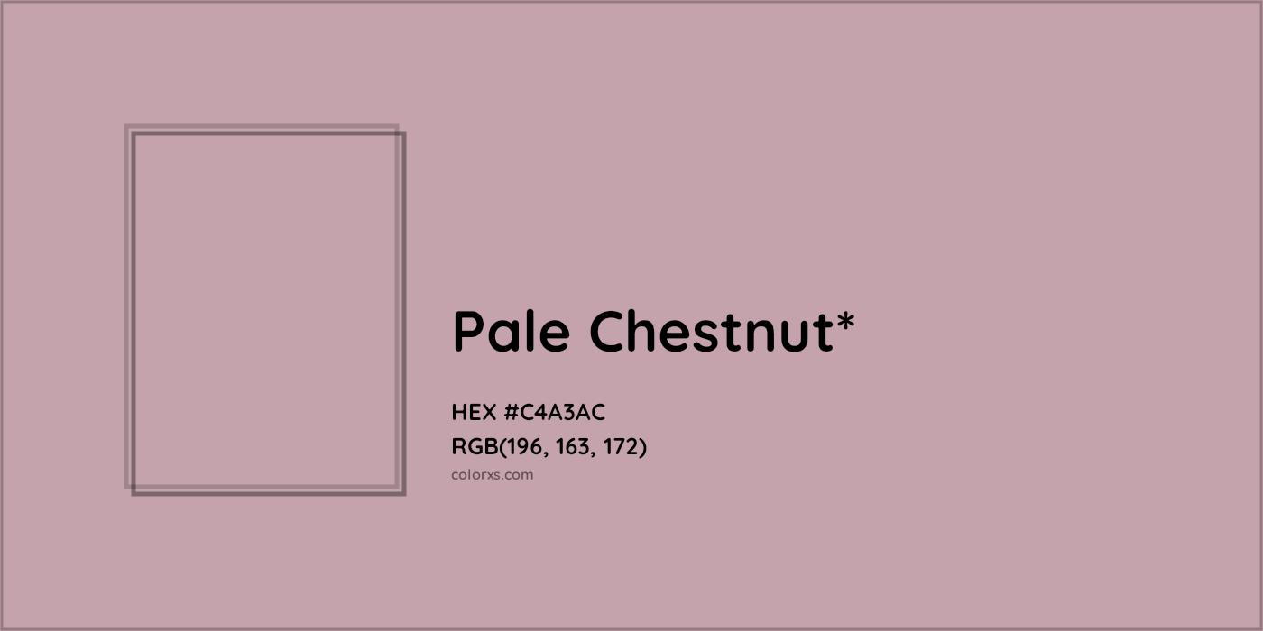 HEX #C4A3AC Color Name, Color Code, Palettes, Similar Paints, Images