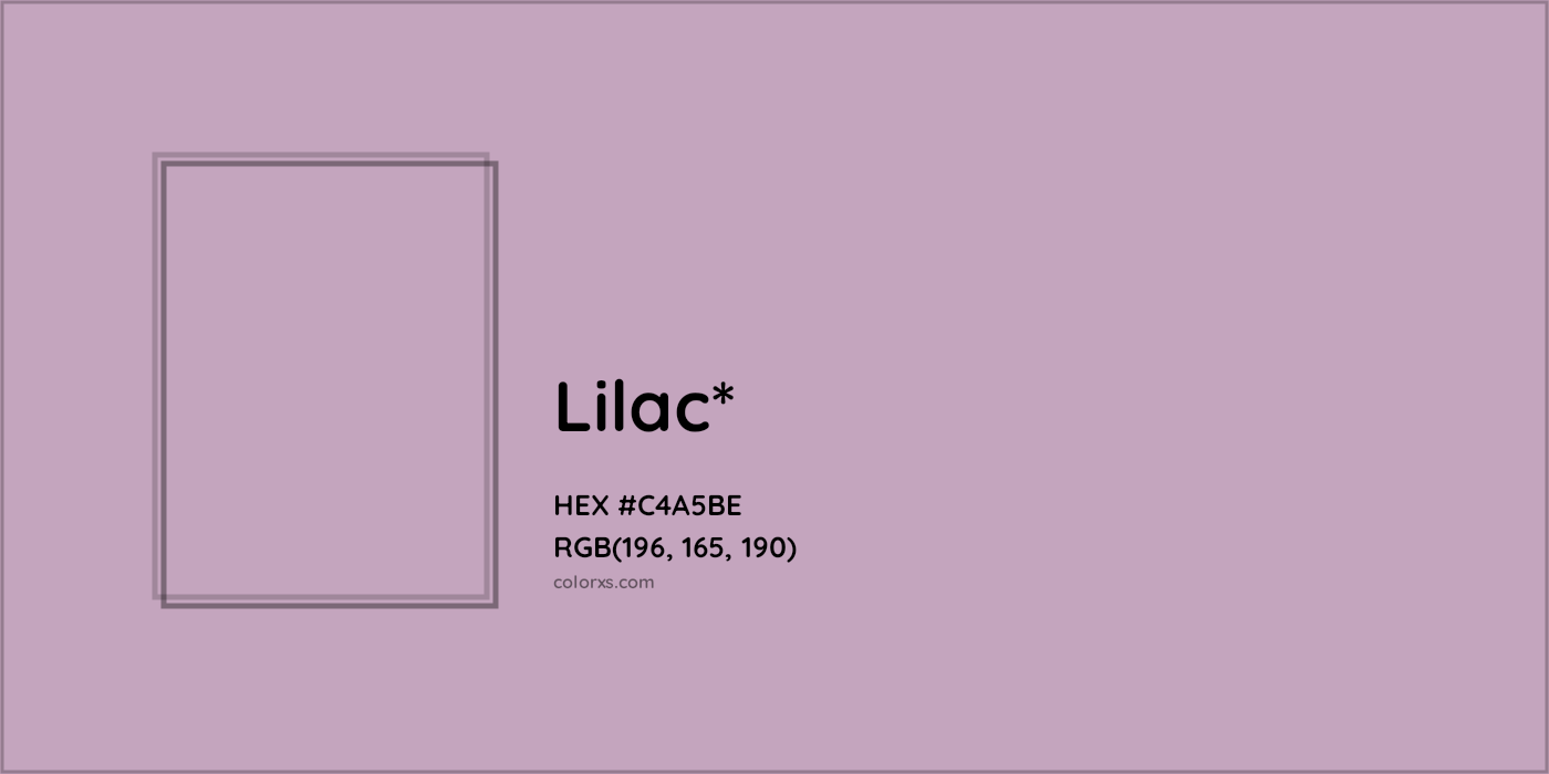HEX #C4A5BE Color Name, Color Code, Palettes, Similar Paints, Images