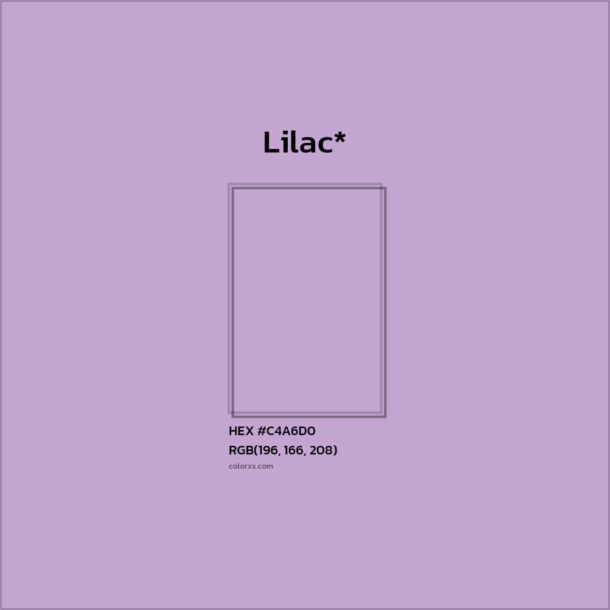 HEX #C4A6D0 Color Name, Color Code, Palettes, Similar Paints, Images
