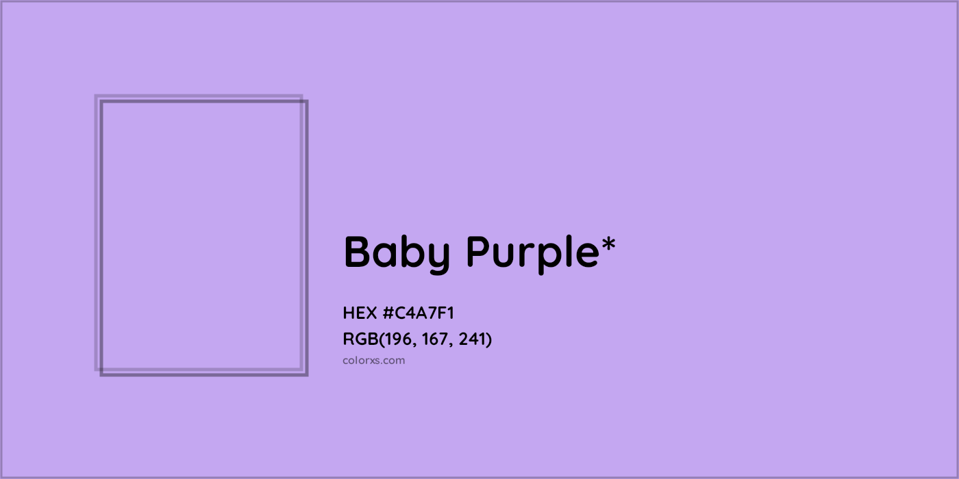 HEX #C4A7F1 Color Name, Color Code, Palettes, Similar Paints, Images