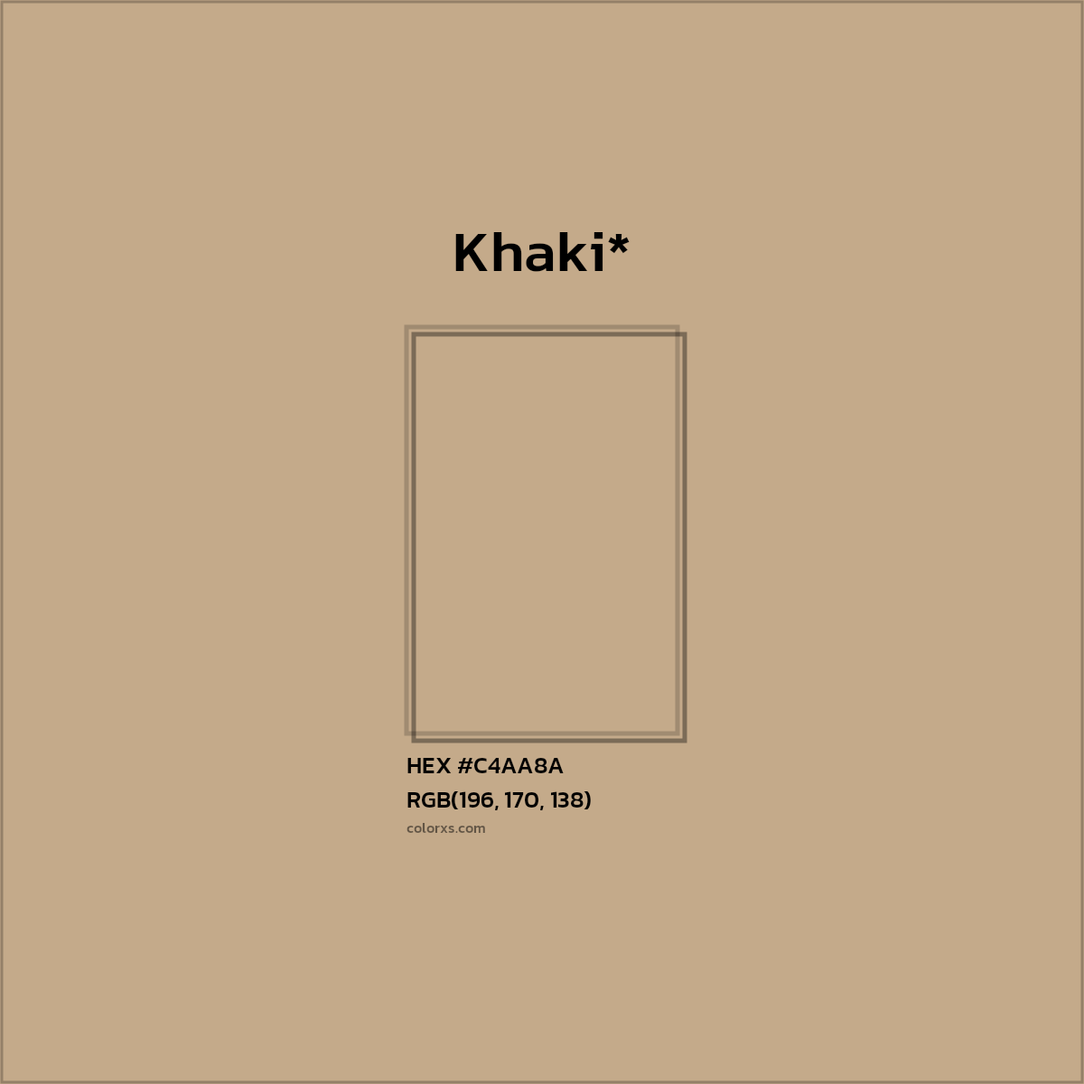 HEX #C4AA8A Color Name, Color Code, Palettes, Similar Paints, Images