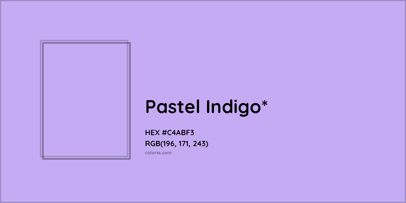 HEX #C4ABF3 Color Name, Color Code, Palettes, Similar Paints, Images