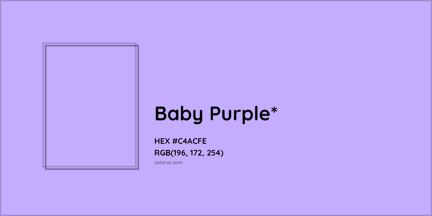 HEX #C4ACFE Color Name, Color Code, Palettes, Similar Paints, Images
