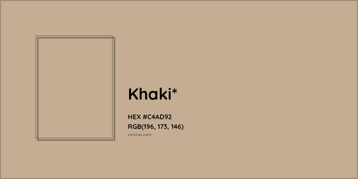HEX #C4AD92 Color Name, Color Code, Palettes, Similar Paints, Images