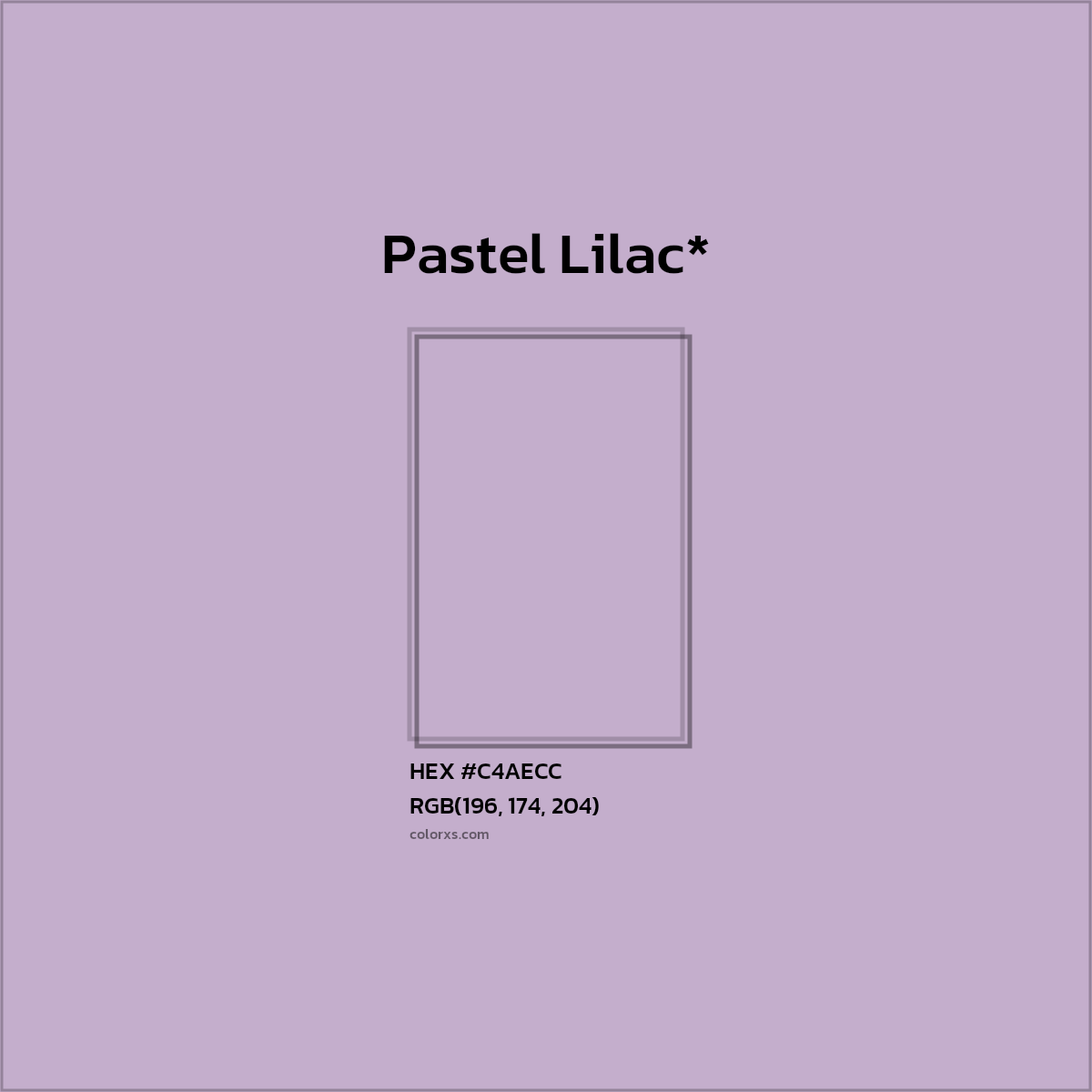 HEX #C4AECC Color Name, Color Code, Palettes, Similar Paints, Images