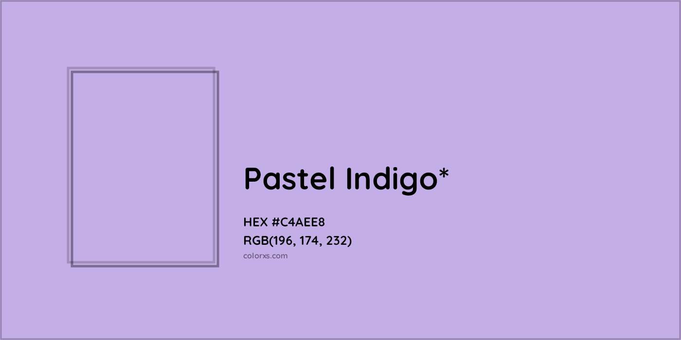 HEX #C4AEE8 Color Name, Color Code, Palettes, Similar Paints, Images