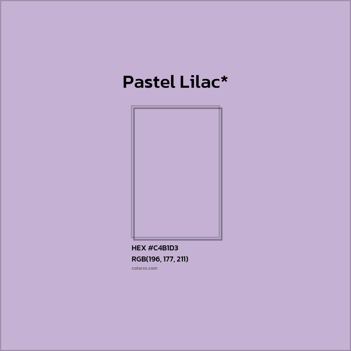 HEX #C4B1D3 Color Name, Color Code, Palettes, Similar Paints, Images