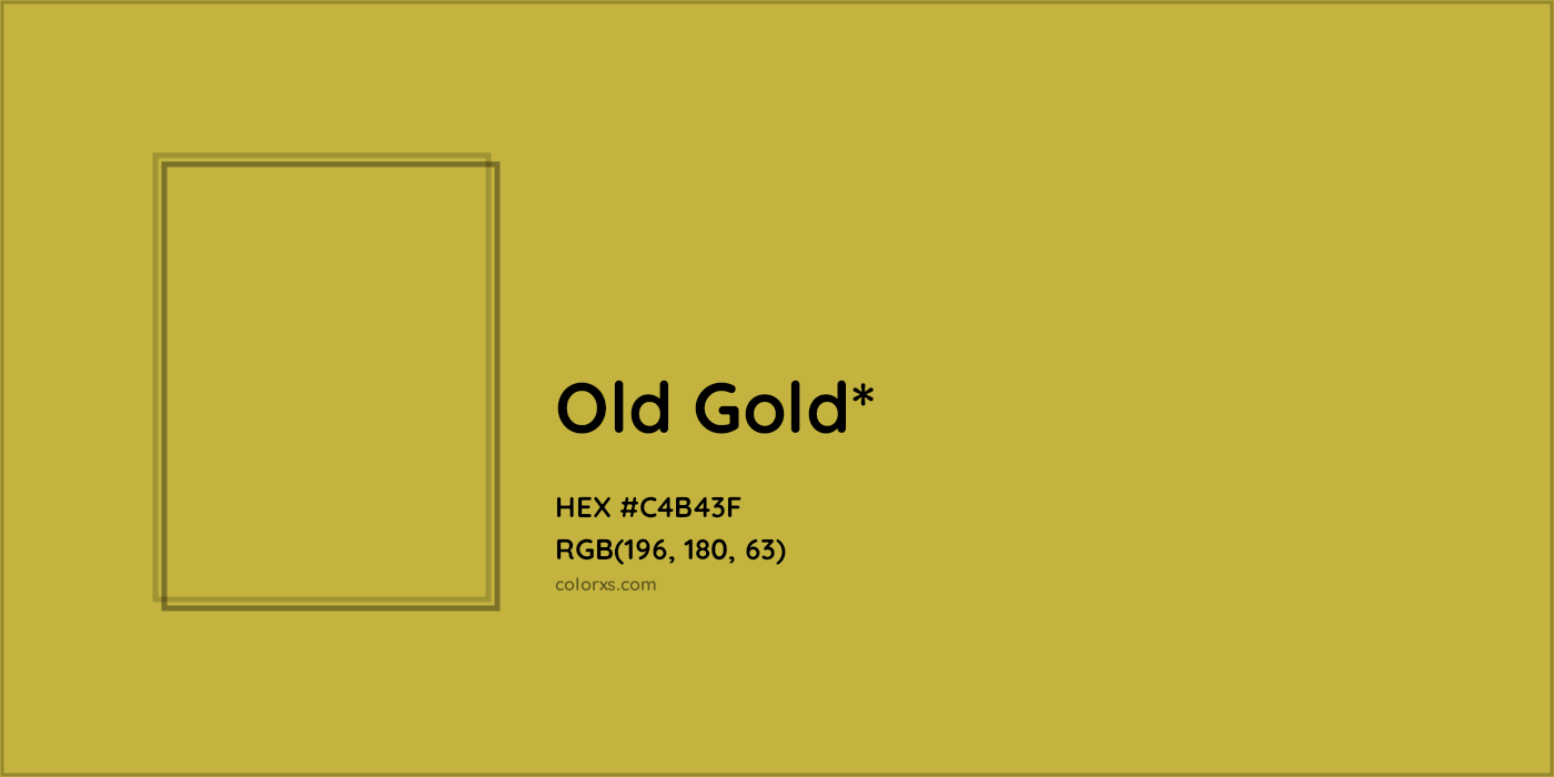 HEX #C4B43F Color Name, Color Code, Palettes, Similar Paints, Images