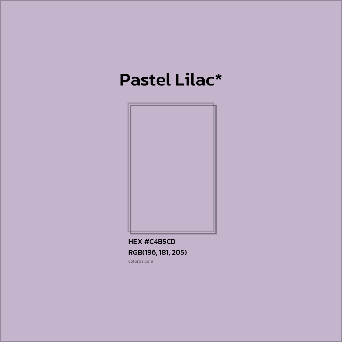 HEX #C4B5CD Color Name, Color Code, Palettes, Similar Paints, Images