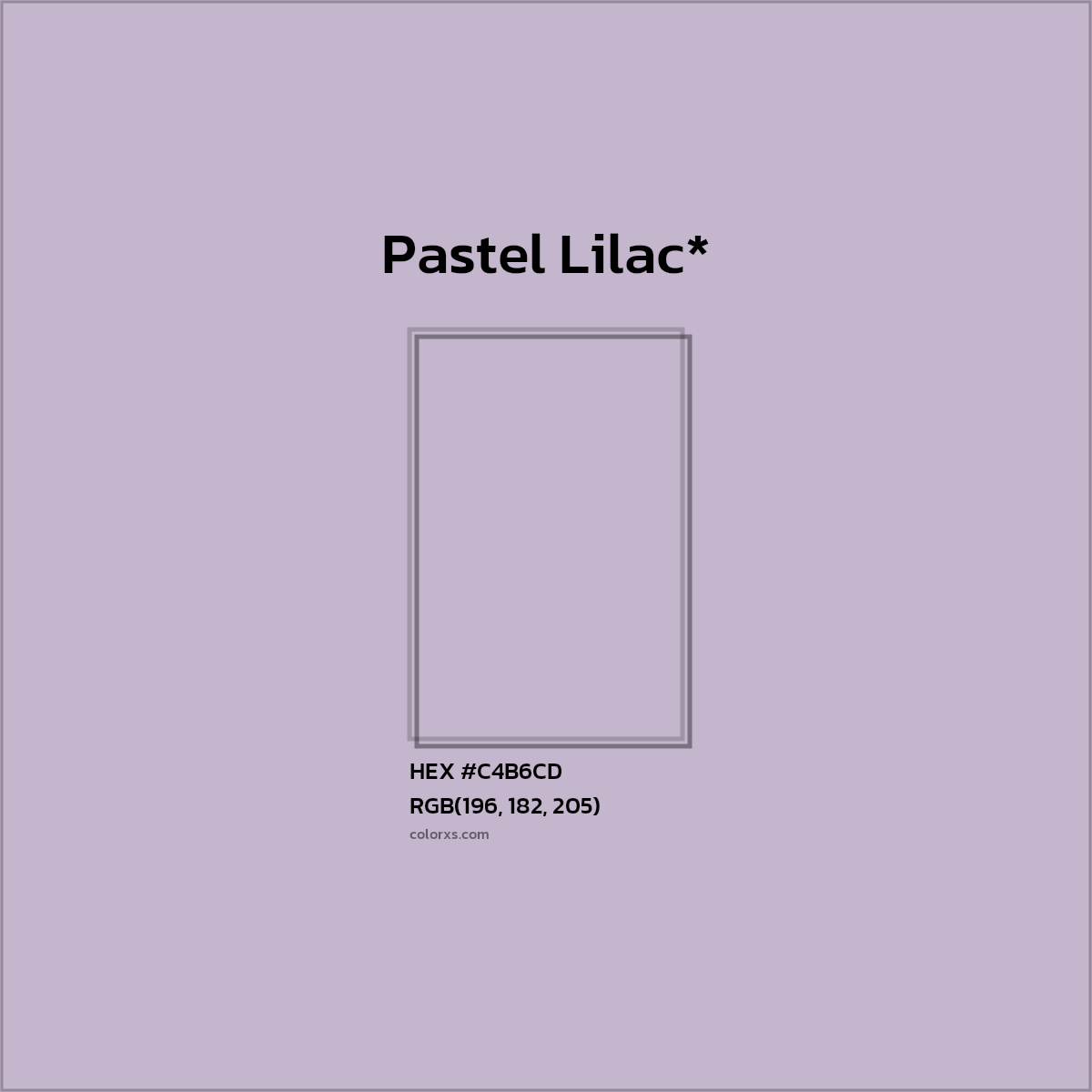 HEX #C4B6CD Color Name, Color Code, Palettes, Similar Paints, Images
