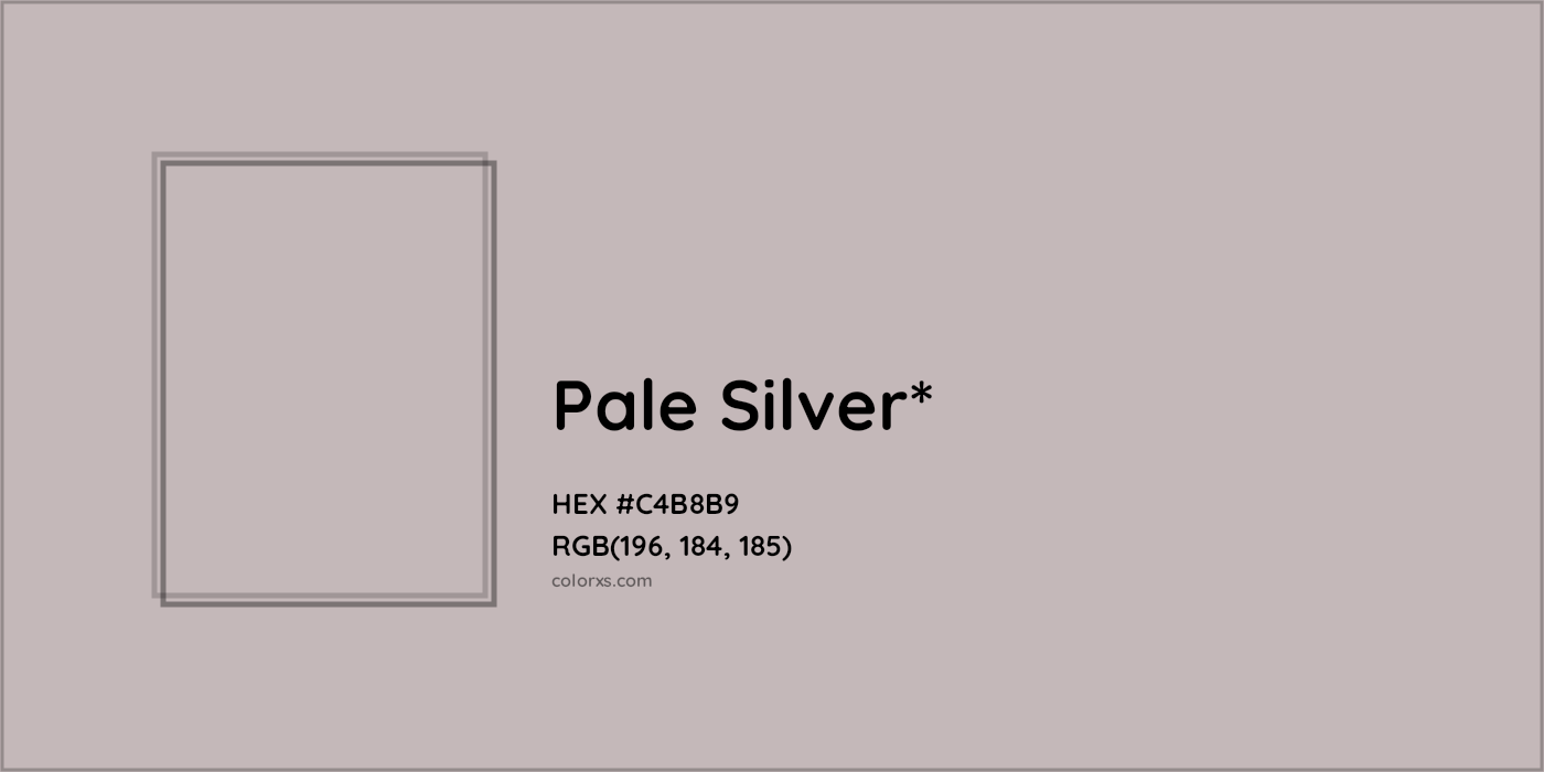 HEX #C4B8B9 Color Name, Color Code, Palettes, Similar Paints, Images
