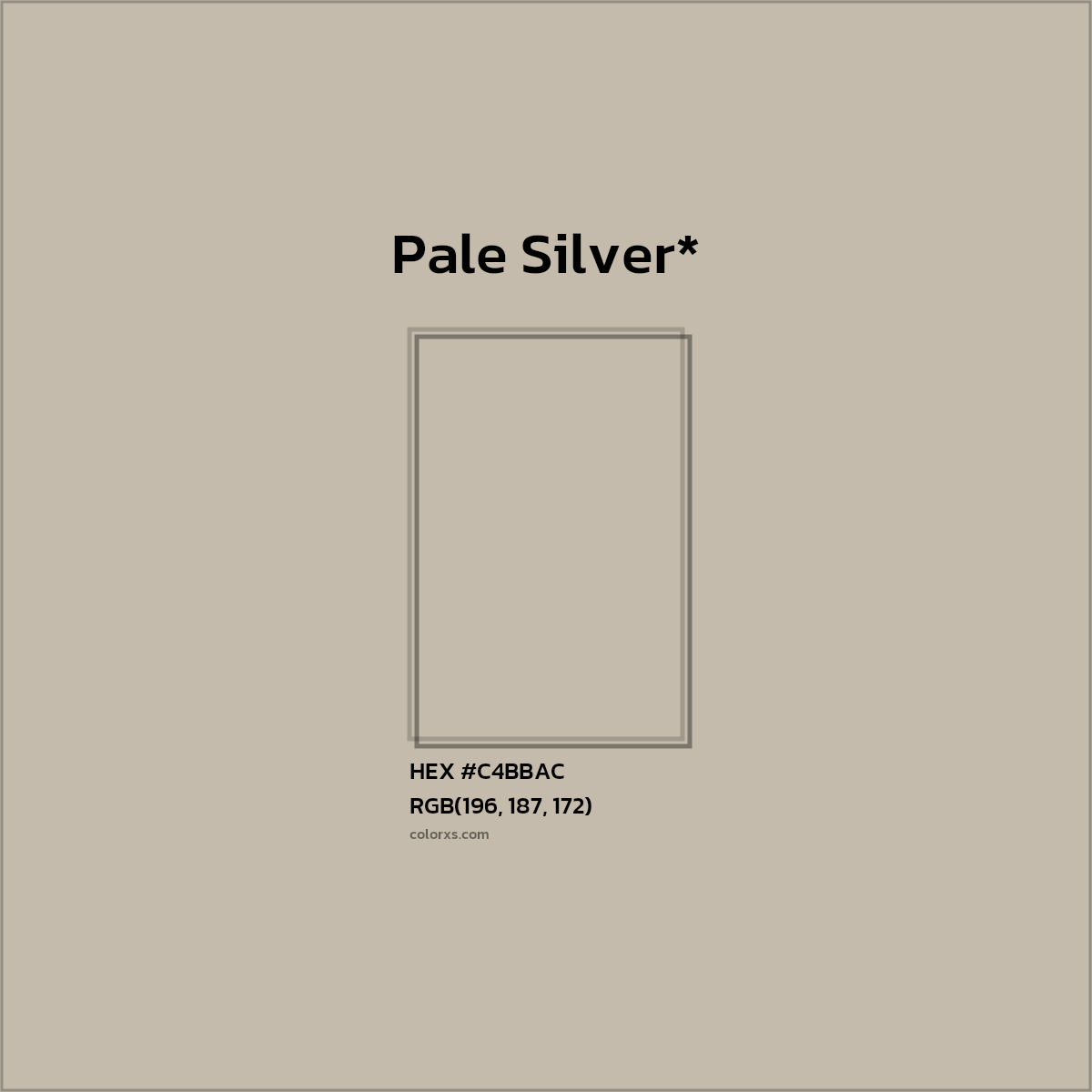 HEX #C4BBAC Color Name, Color Code, Palettes, Similar Paints, Images