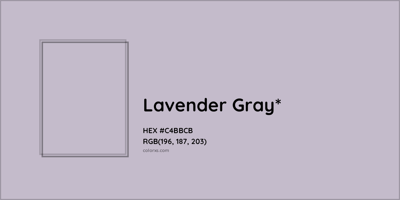 HEX #C4BBCB Color Name, Color Code, Palettes, Similar Paints, Images