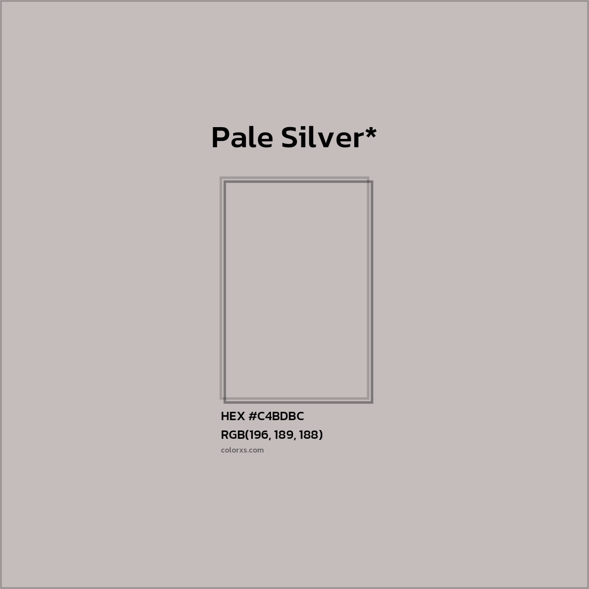 HEX #C4BDBC Color Name, Color Code, Palettes, Similar Paints, Images