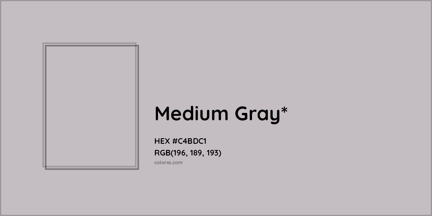 HEX #C4BDC1 Color Name, Color Code, Palettes, Similar Paints, Images
