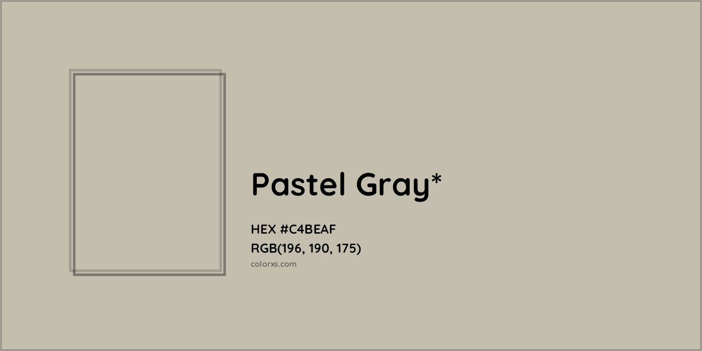 HEX #C4BEAF Color Name, Color Code, Palettes, Similar Paints, Images