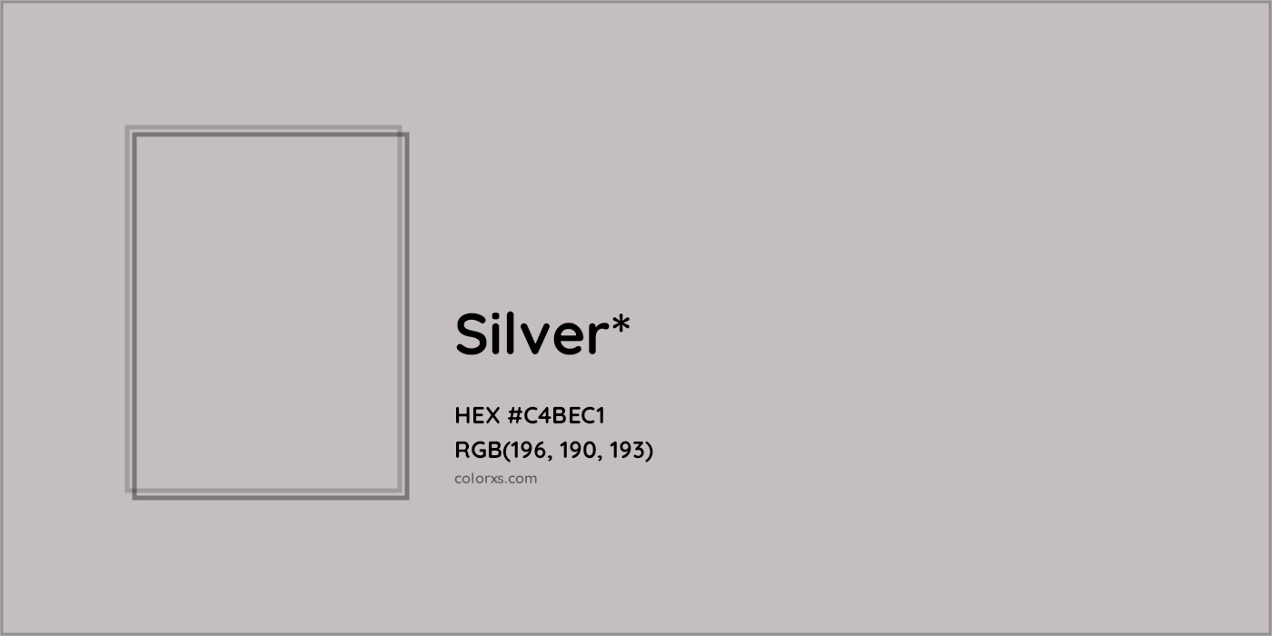 HEX #C4BEC1 Color Name, Color Code, Palettes, Similar Paints, Images