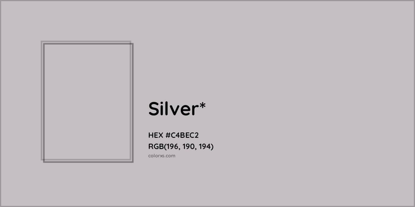 HEX #C4BEC2 Color Name, Color Code, Palettes, Similar Paints, Images