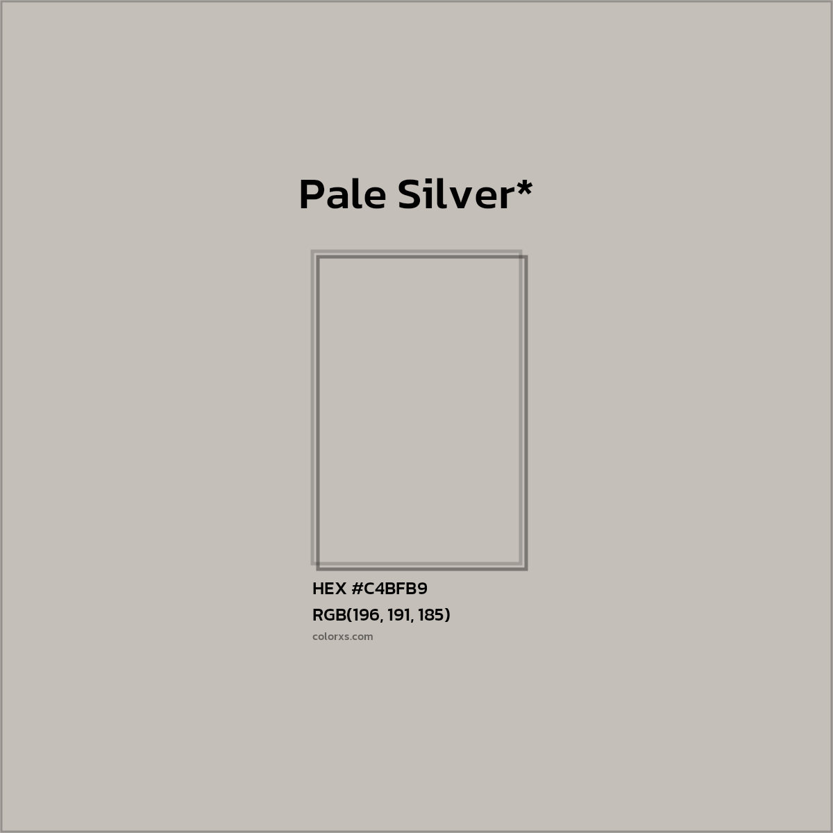 HEX #C4BFB9 Color Name, Color Code, Palettes, Similar Paints, Images