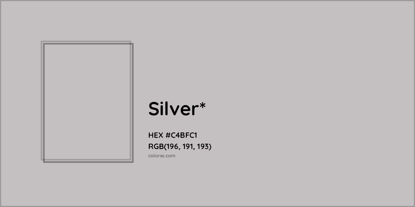 HEX #C4BFC1 Color Name, Color Code, Palettes, Similar Paints, Images