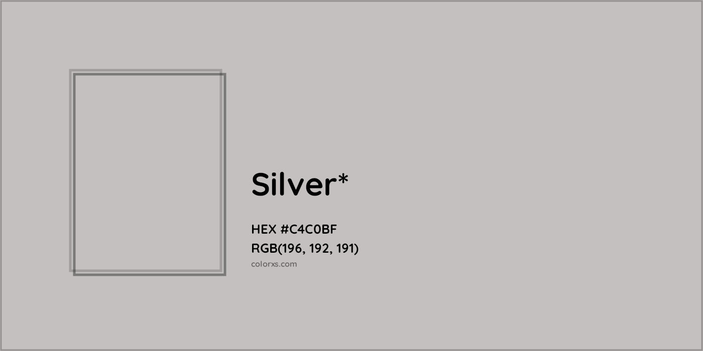 HEX #C4C0BF Color Name, Color Code, Palettes, Similar Paints, Images
