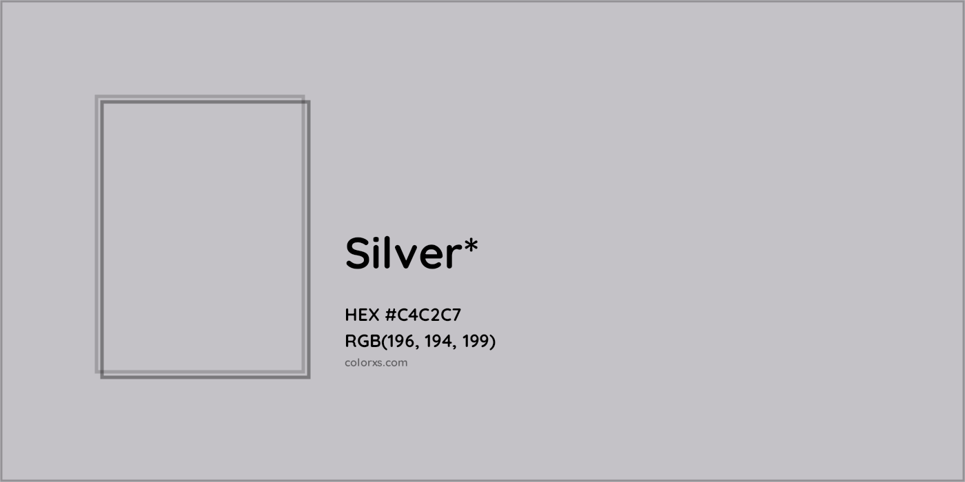 HEX #C4C2C7 Color Name, Color Code, Palettes, Similar Paints, Images