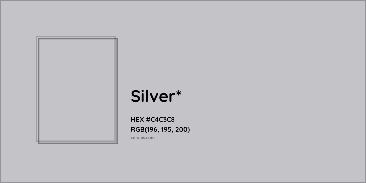 HEX #C4C3C8 Color Name, Color Code, Palettes, Similar Paints, Images