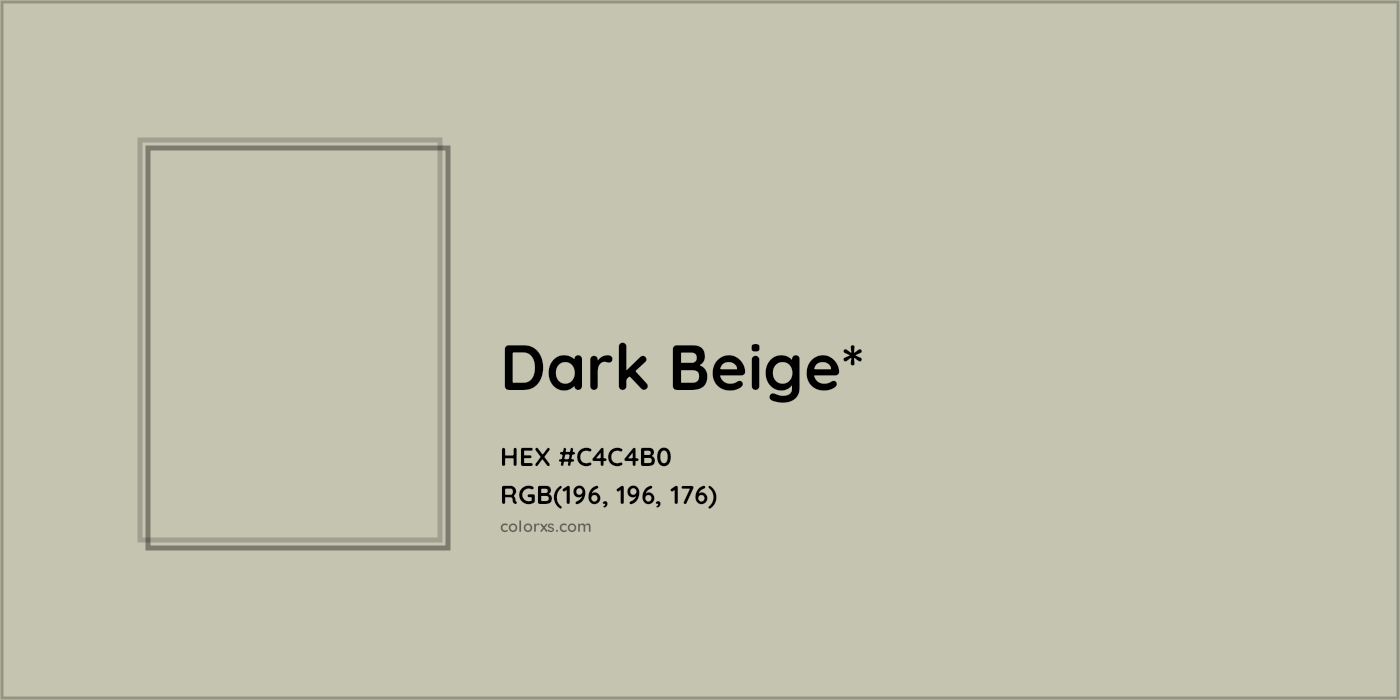 HEX #C4C4B0 Color Name, Color Code, Palettes, Similar Paints, Images