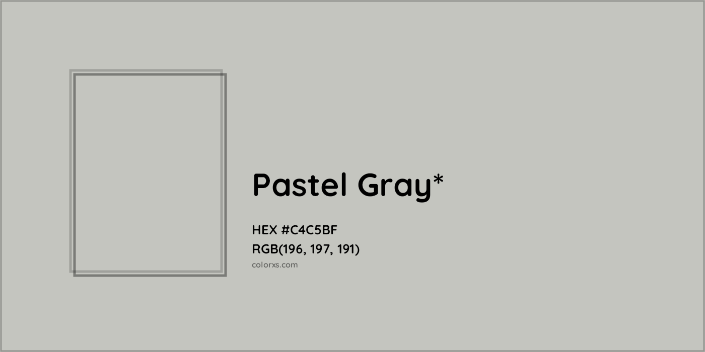 HEX #C4C5BF Color Name, Color Code, Palettes, Similar Paints, Images