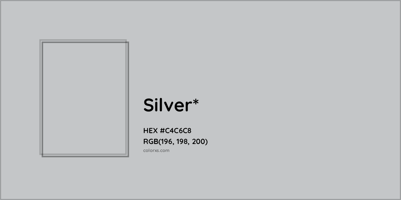 HEX #C4C6C8 Color Name, Color Code, Palettes, Similar Paints, Images
