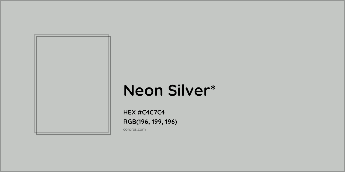 HEX #C4C7C4 Color Name, Color Code, Palettes, Similar Paints, Images