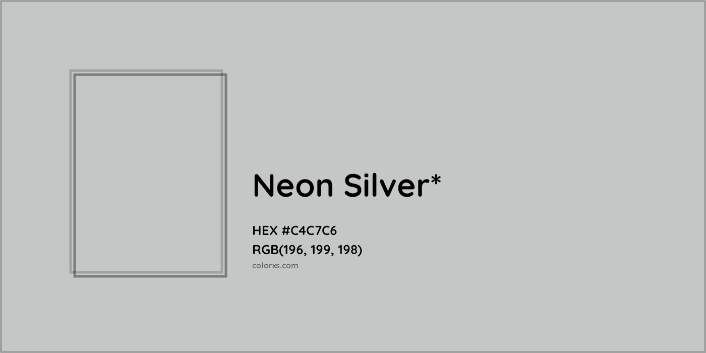 HEX #C4C7C6 Color Name, Color Code, Palettes, Similar Paints, Images