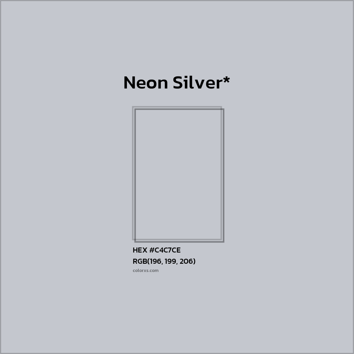 HEX #C4C7CE Color Name, Color Code, Palettes, Similar Paints, Images