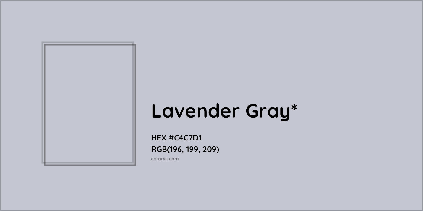 HEX #C4C7D1 Color Name, Color Code, Palettes, Similar Paints, Images