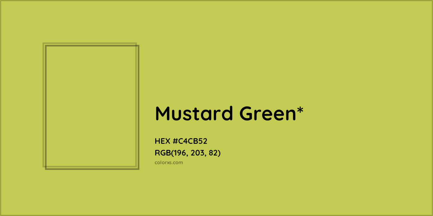 HEX #C4CB52 Color Name, Color Code, Palettes, Similar Paints, Images