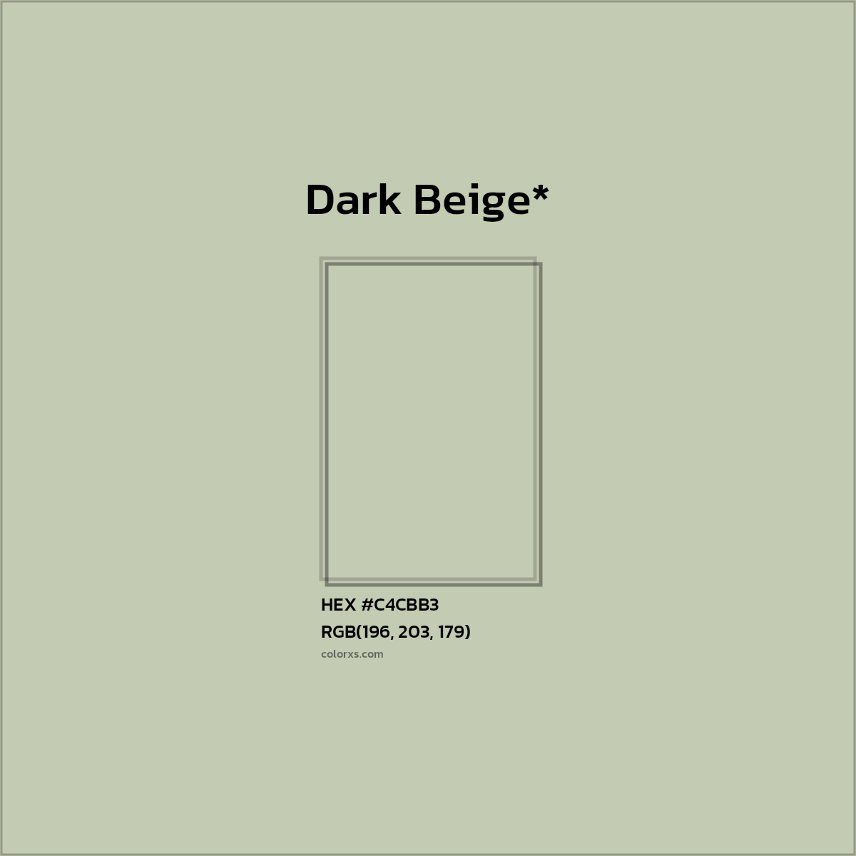 HEX #C4CBB3 Color Name, Color Code, Palettes, Similar Paints, Images